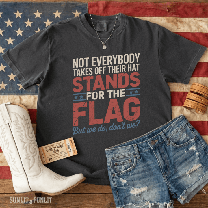 We Do Don't We American Patriot Tee - Sunlit Funlit Country Concert Tees