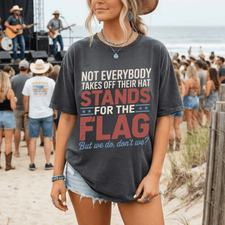 We Do Don't We American Patriot Tee - Sunlit Funlit Country Concert Tees