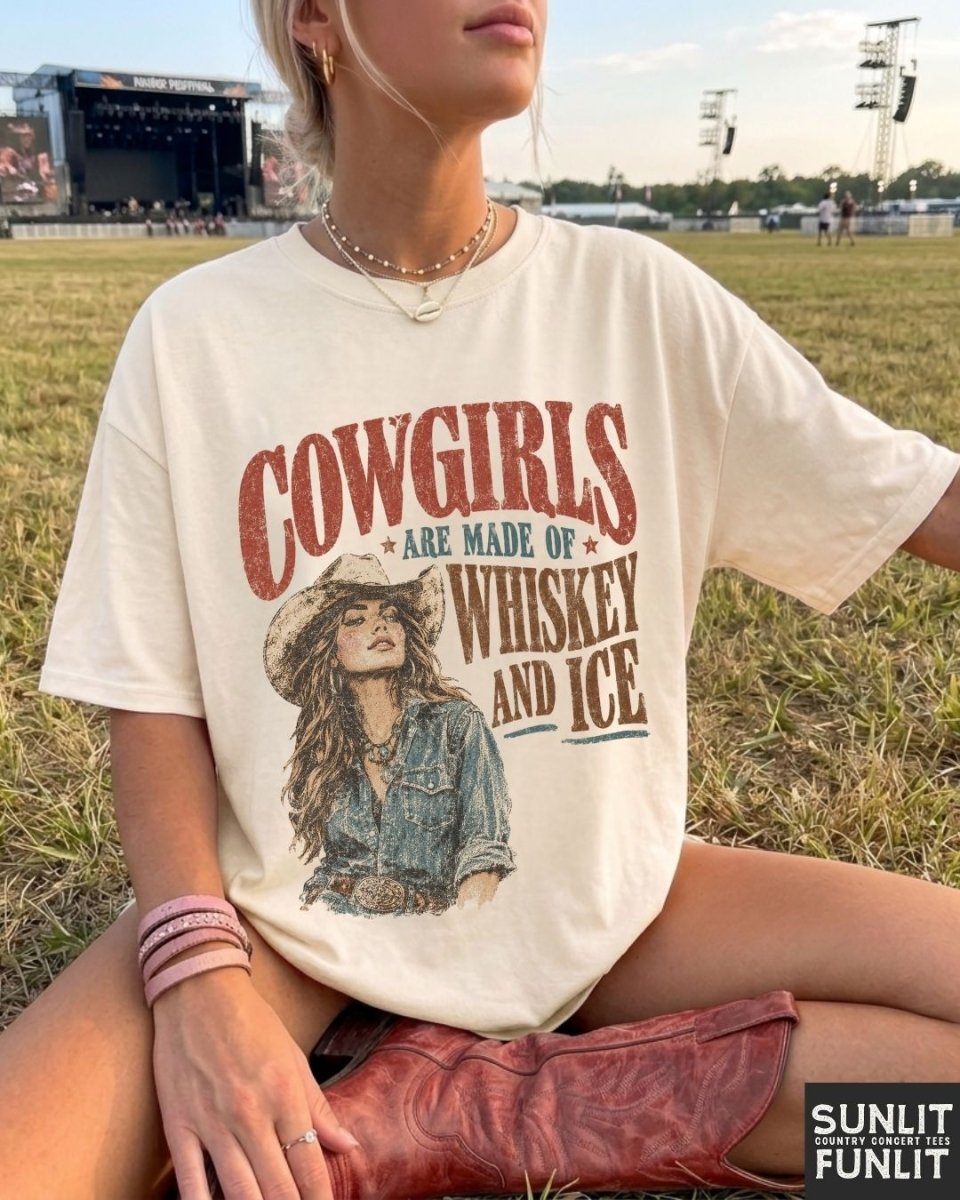 Whiskey and Ice Cowgirls Tee
