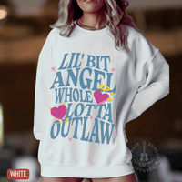Thumbnail for Whole Lotta Outlaw Country Concert Sweatshirt - Sunlit Funlit | Graphic Tees for Country Concert Addicts
