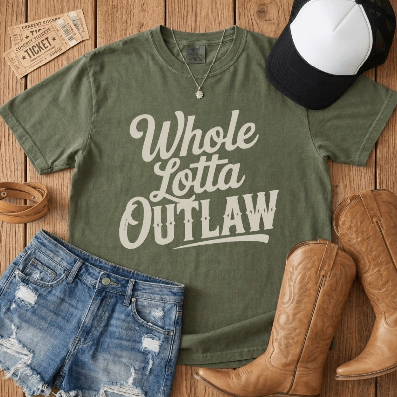 Whole Lotta Outlaw Wallen Fan T-Shirt