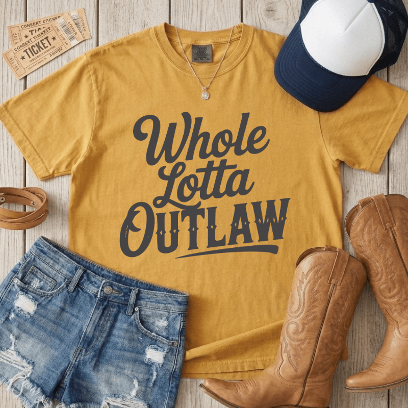 Whole Lotta Outlaw Wallen Fan T-Shirt