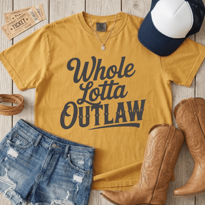 Whole Lotta Outlaw Wallen Fan T-Shirt