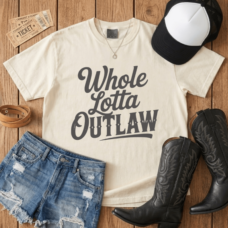 Whole Lotta Outlaw Wallen Fan T-Shirt