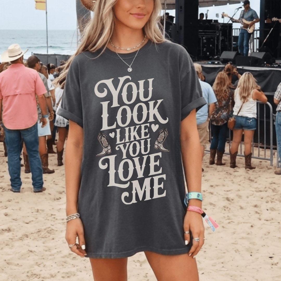 You Look Like You Love Me Concert Tee - Sunlit Funlit