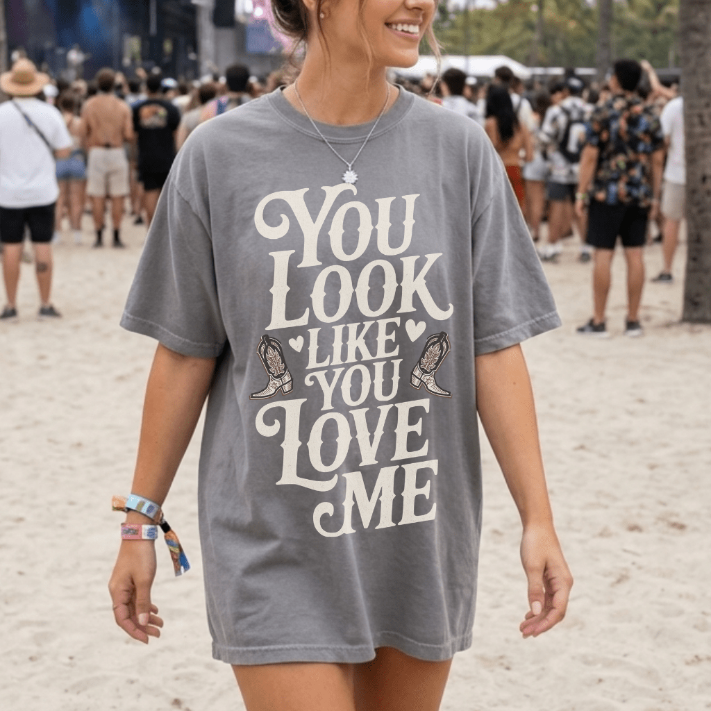 You Look Like You Love Me Concert Tee - Sunlit Funlit