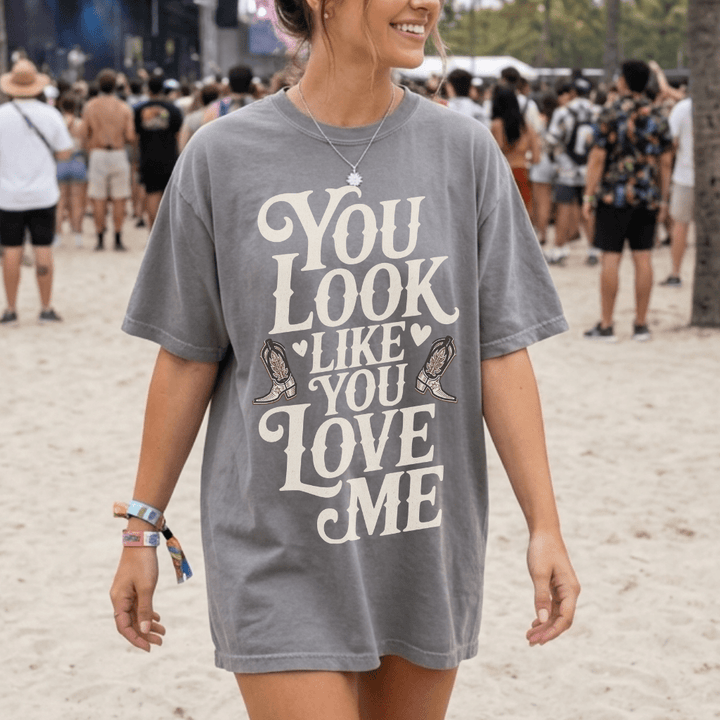 You Look Like You Love Me Concert Tee - Sunlit Funlit
