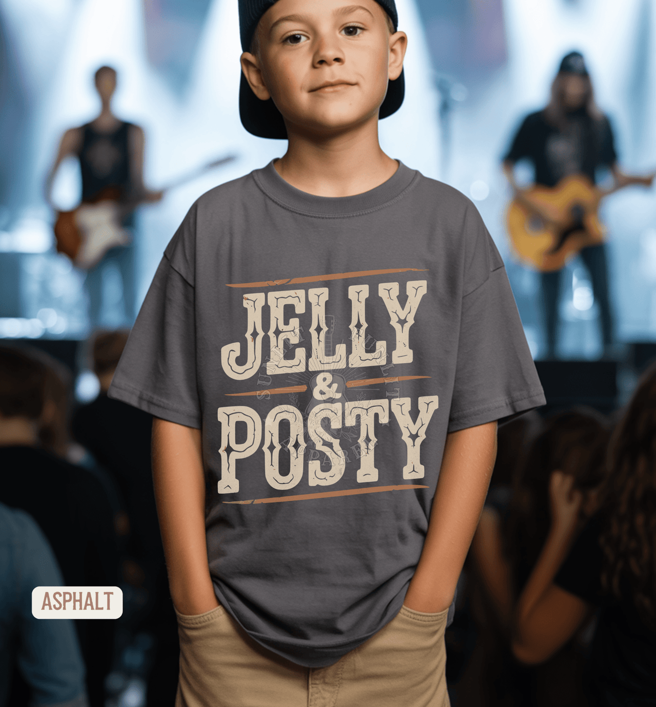 Youth Jelly Posty Country Concert Tee - Sunlit Funlit | Graphic Tees for Country Concert Addicts