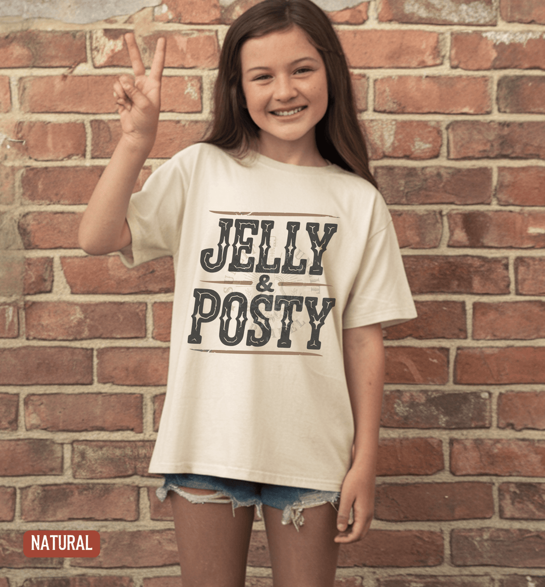 Youth Jelly Posty Country Concert Tee - Sunlit Funlit | Graphic Tees for Country Concert Addicts