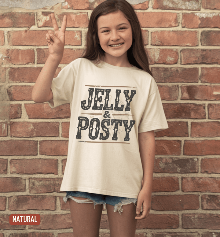Youth Jelly Posty Country Concert Tee - Sunlit Funlit | Graphic Tees for Country Concert Addicts