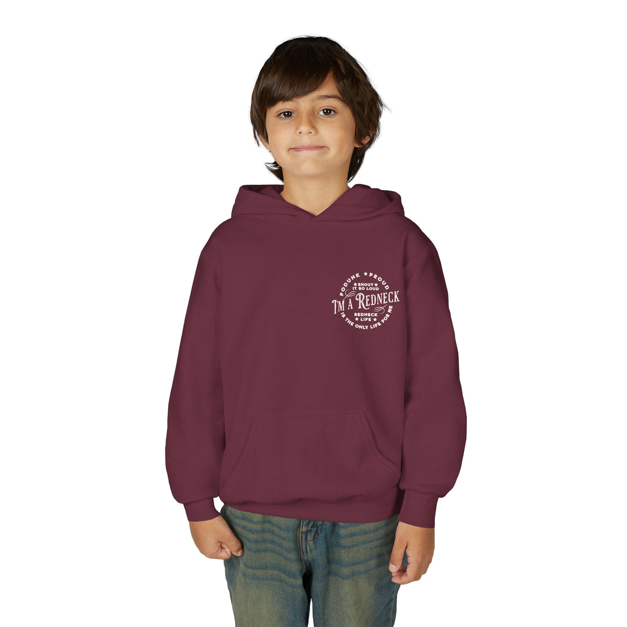 Youth Redneck Life Country Concert Hoodie - Sunlit Funlit | Graphic Tees for Country Concert Addicts