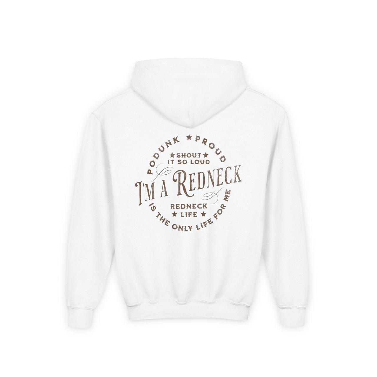 Youth Redneck Life Country Concert Hoodie - Sunlit Funlit | Graphic Tees for Country Concert Addicts