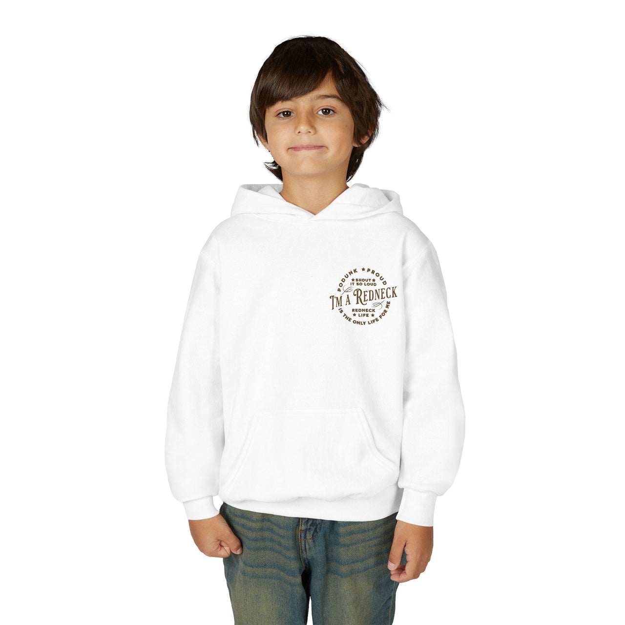 Youth Redneck Life Country Concert Hoodie - Sunlit Funlit | Graphic Tees for Country Concert Addicts