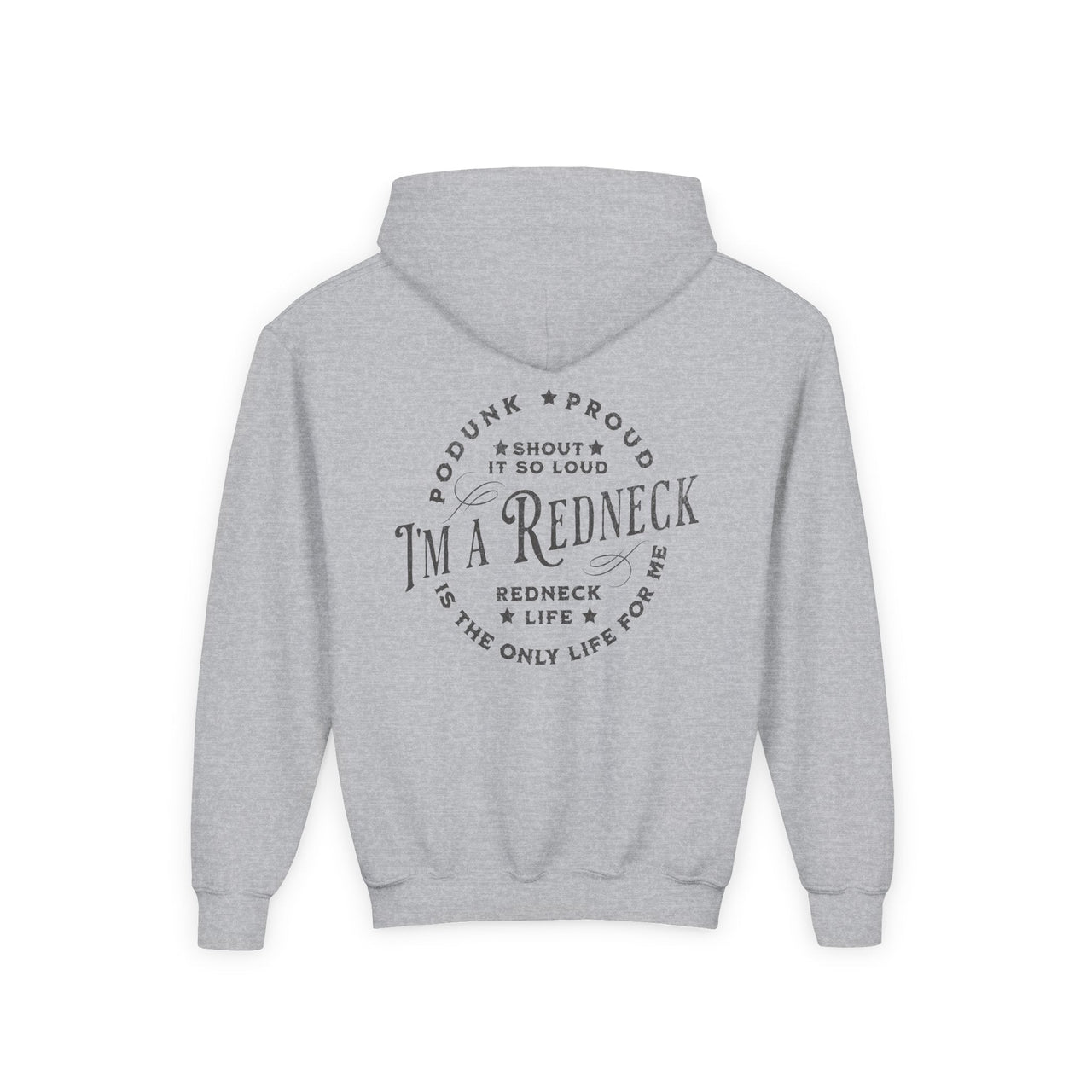 Youth Redneck Life Country Concert Hoodie - Sunlit Funlit | Graphic Tees for Country Concert Addicts