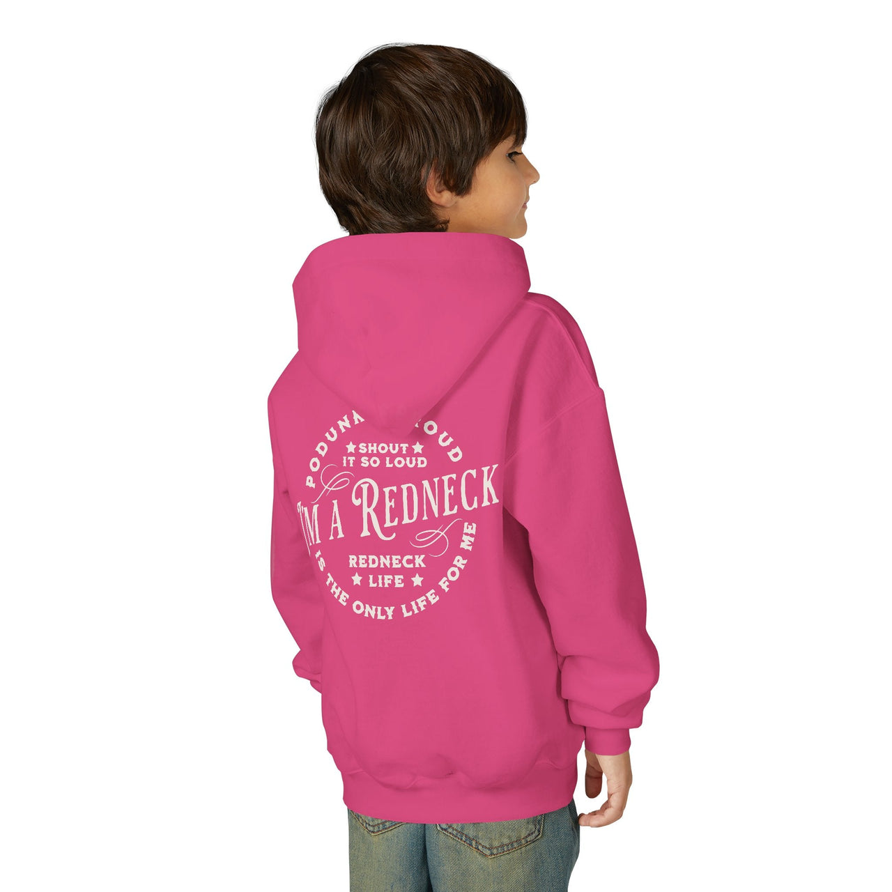 Youth Redneck Life Country Concert Hoodie - Sunlit Funlit | Graphic Tees for Country Concert Addicts