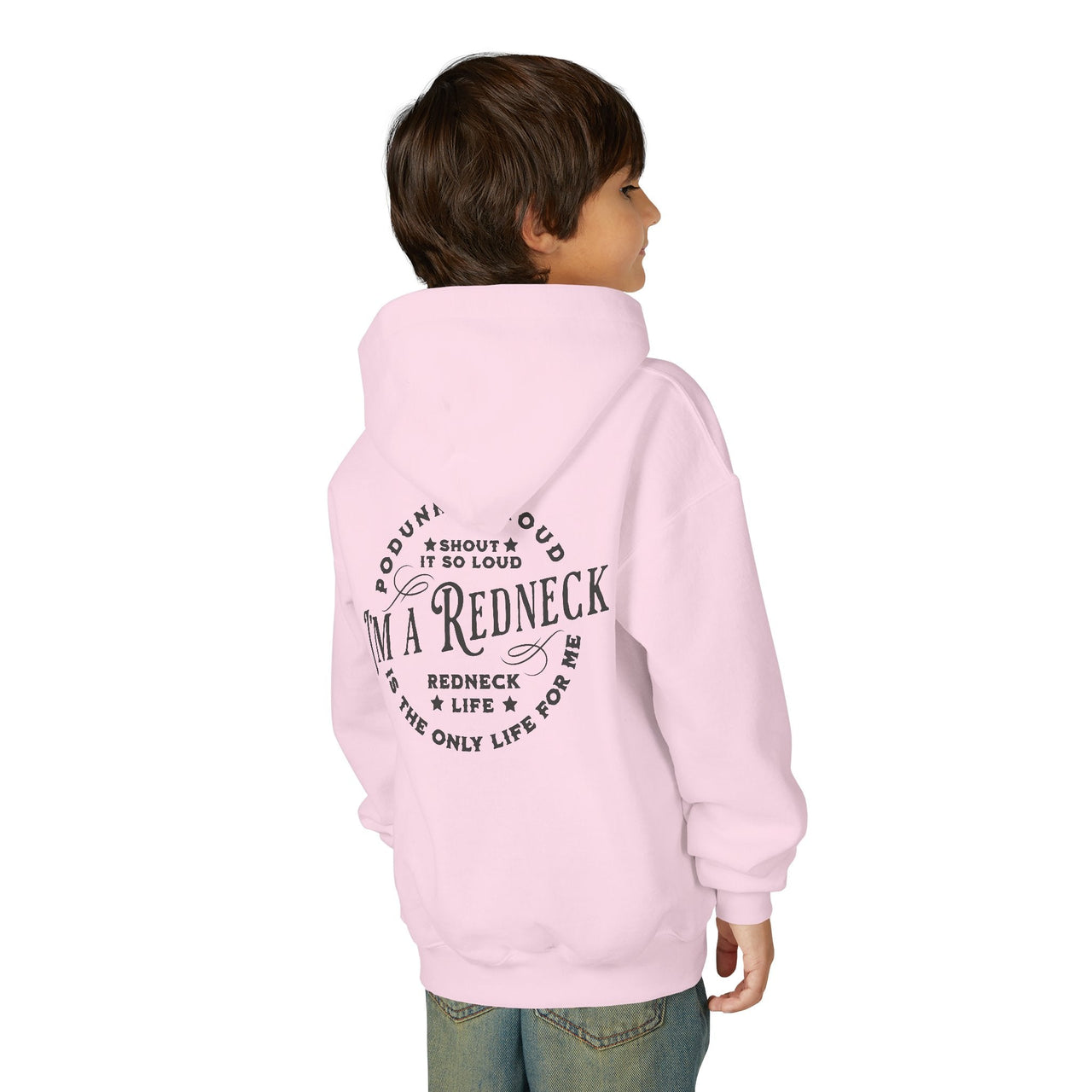 Youth Redneck Life Country Concert Hoodie - Sunlit Funlit | Graphic Tees for Country Concert Addicts