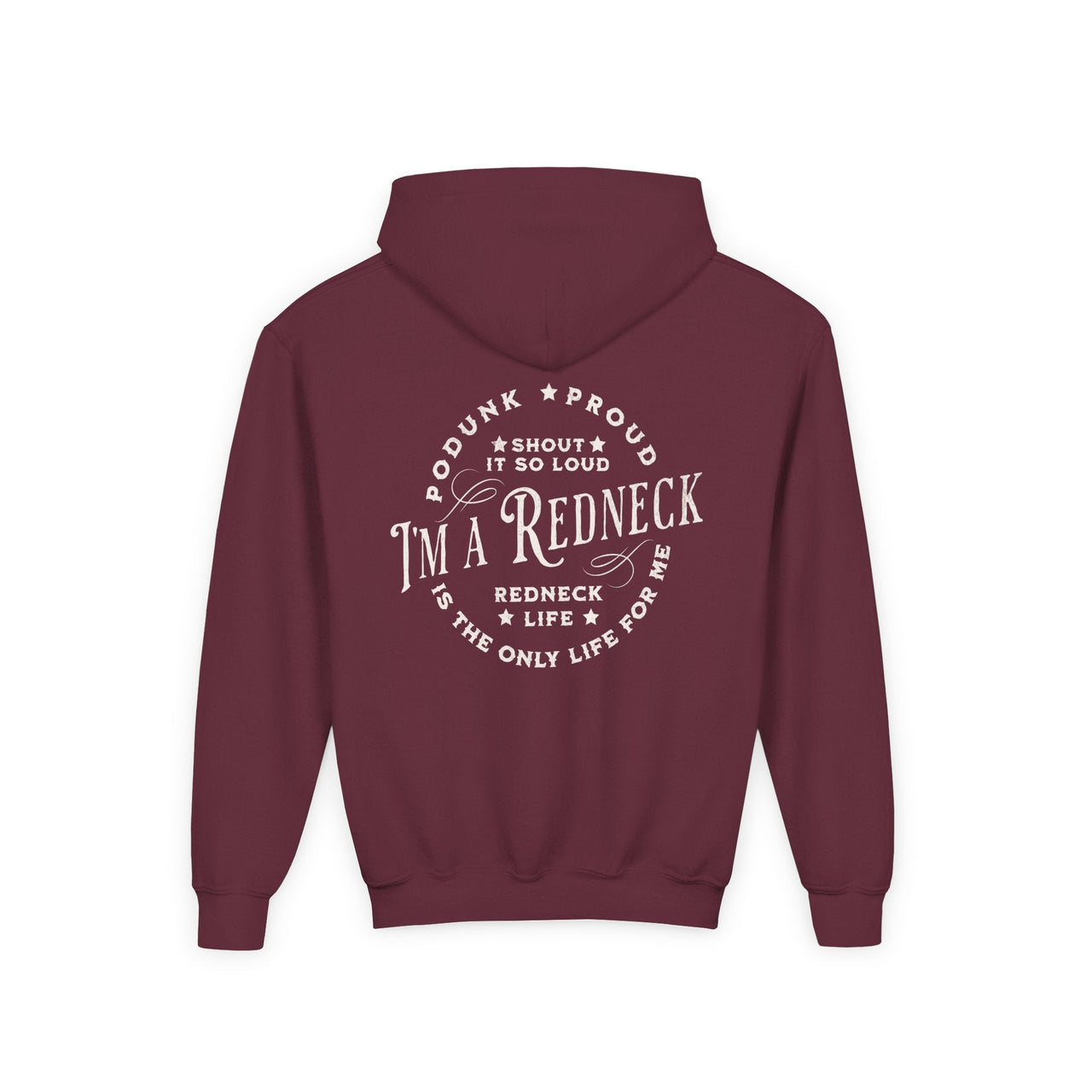 Youth Redneck Life Country Concert Hoodie - Sunlit Funlit | Graphic Tees for Country Concert Addicts