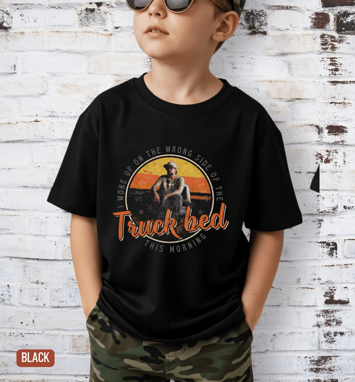 Youth Truck Bed Country Concert Tee - Sunlit Funlit | Graphic Tees for Country Concert Addicts