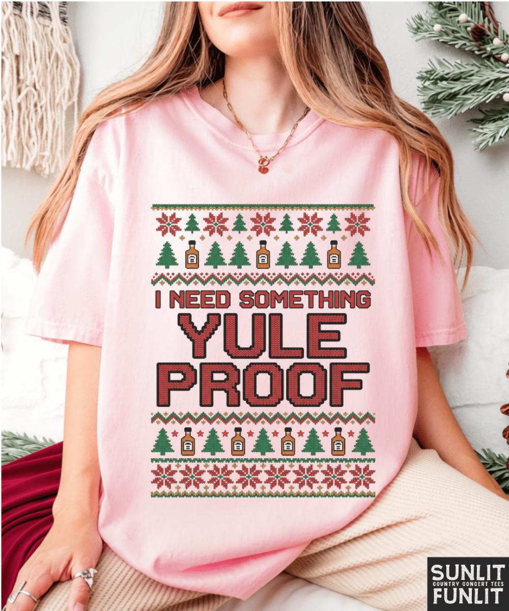 Yule Proof Funny Christmas Tee