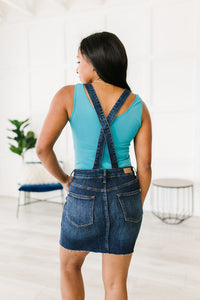 Thumbnail for Agnes Denim Overall Dress