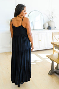 Thumbnail for Classically Cool Tiered Maxi Dress