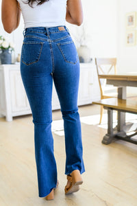 Thumbnail for Francine High Rise Tummy Control Flared Jeans