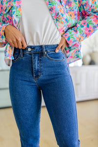 Thumbnail for Francine High Rise Tummy Control Flared Jeans