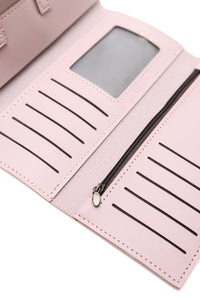 Thumbnail for Hello Spring Oversized Wallet in Heathered Lavender