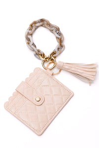 Thumbnail for Hold Onto You Wristlet Wallet in Cream