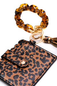 Thumbnail for Hold Onto You Wristlet Wallet in Leopard