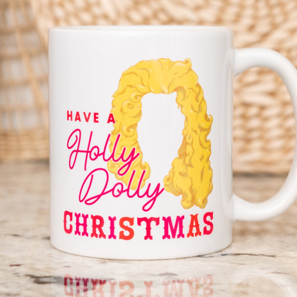 Holly Dolly Christmas Mug