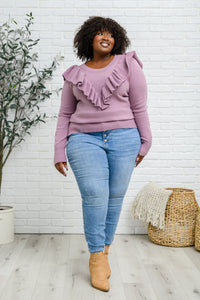 Thumbnail for I Choose You Sweater in Purple