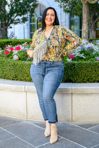 Thumbnail for Lilly Ann Floral Print Blouse