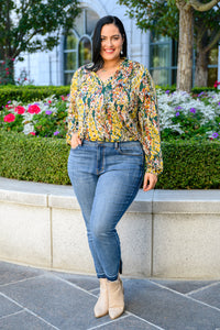 Thumbnail for Lilly Ann Floral Print Blouse