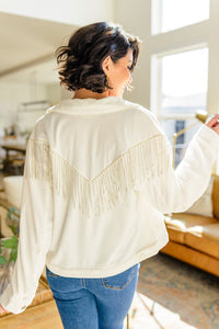 Thumbnail for Loretta Rhinestone Fringe Jacket