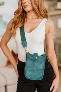 Thumbnail for Millie Nylon Crossbody Bag in Teal