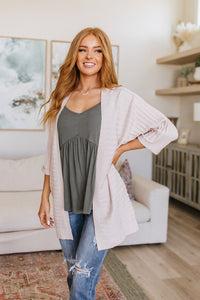 Thumbnail for Never Not Loving V-Neck Cami in Gray Green