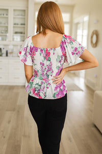 Thumbnail for Oh So Simple Floral Blouse