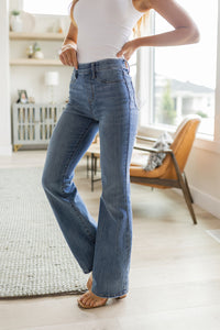 Thumbnail for Paula High Rise Pull On Slim Bootcut