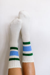 Thumbnail for World's Best Dad Socks in Green and Blue