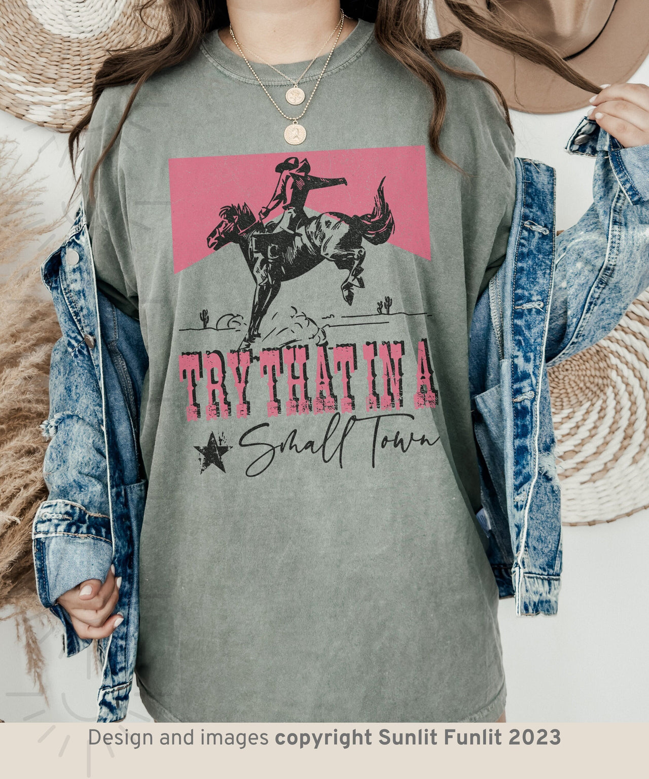 Try That Small Town Shirt |  Country Concert Graphic Tees