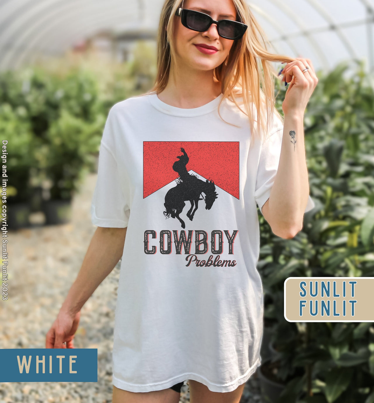 Country Concert Shirt | Cowboy Problems | Oversized Tshirt Dress