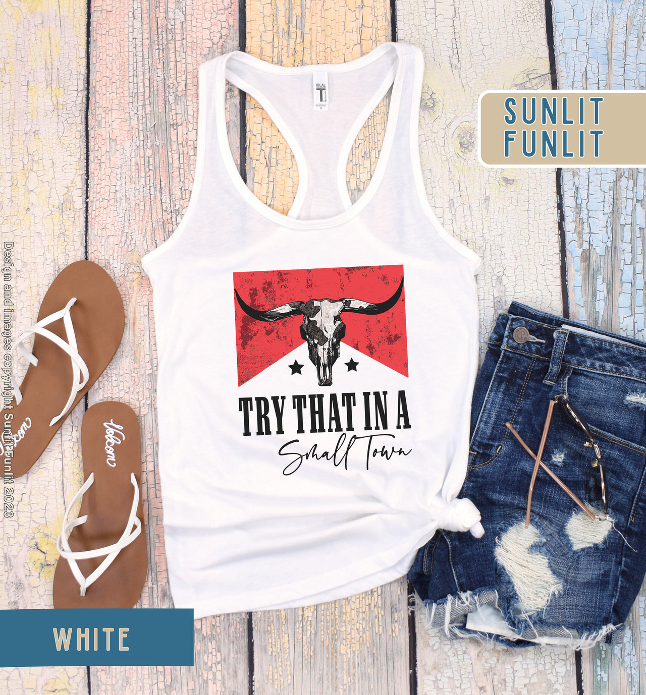 Cowboy Killer Try That In A Small Town Tank Top | Country Concert Tank