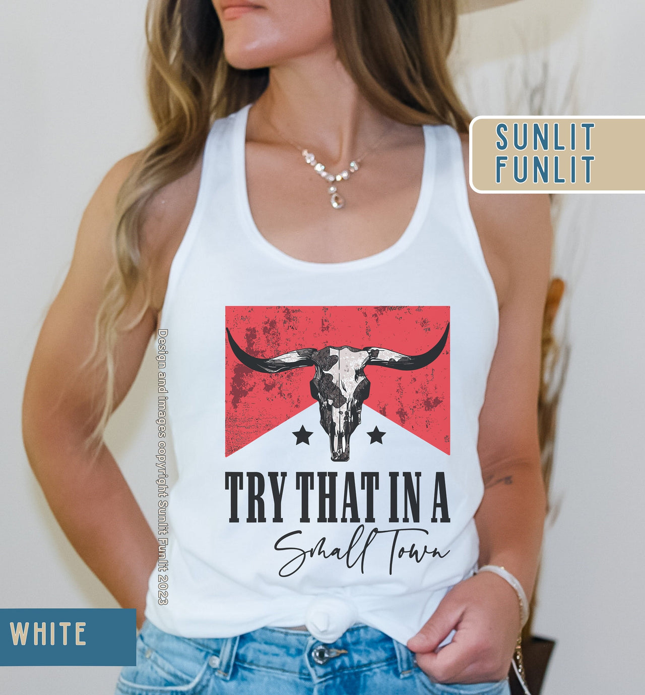 Cowboy Killer Try That In A Small Town Tank Top | Country Concert Tank