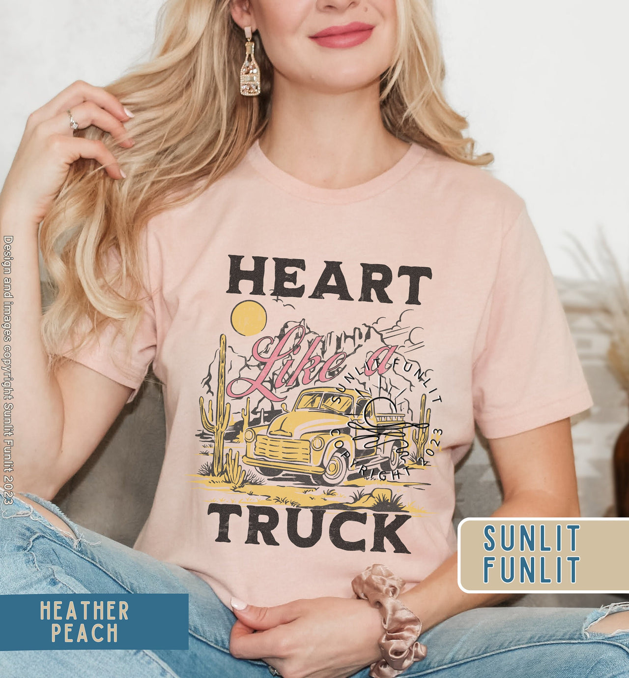 Heart Like a Truck Western Shirt | Country Concert Shirt