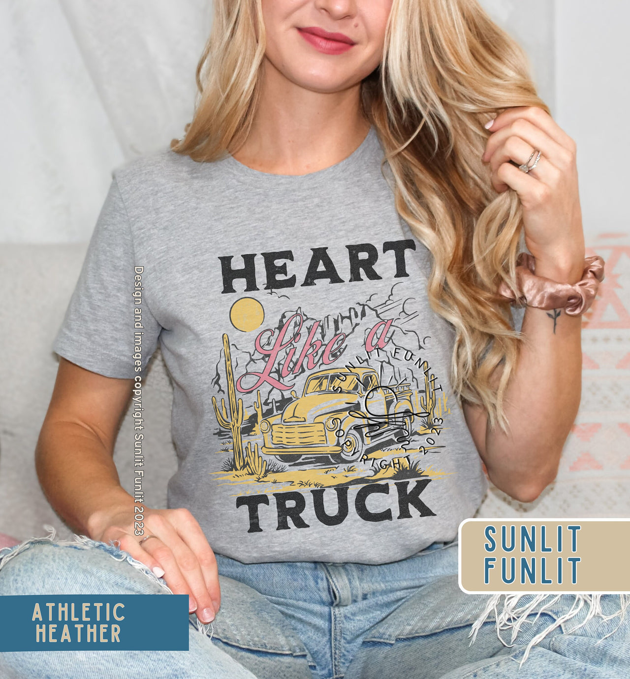 Heart Like a Truck Western Shirt | Country Concert Shirt