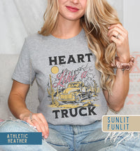 Thumbnail for Heart Like a Truck Western Shirt | Country Concert Shirt