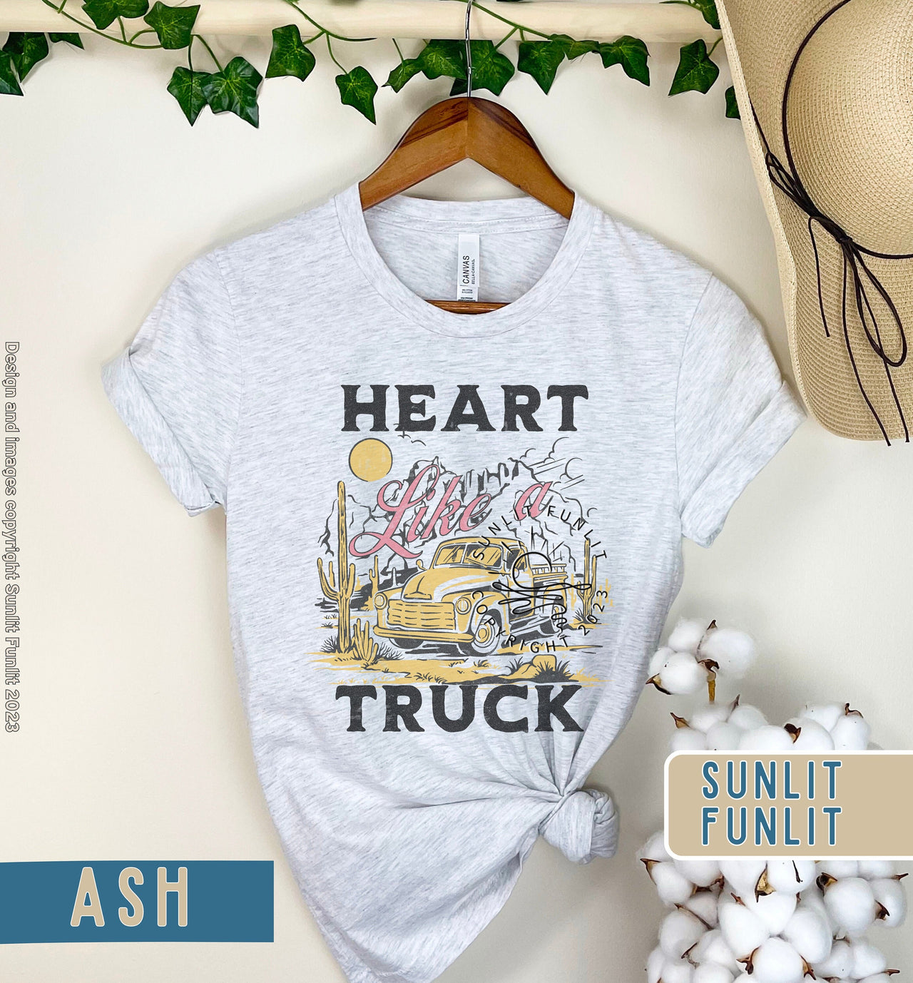 Heart Like a Truck Western Shirt | Country Concert Shirt