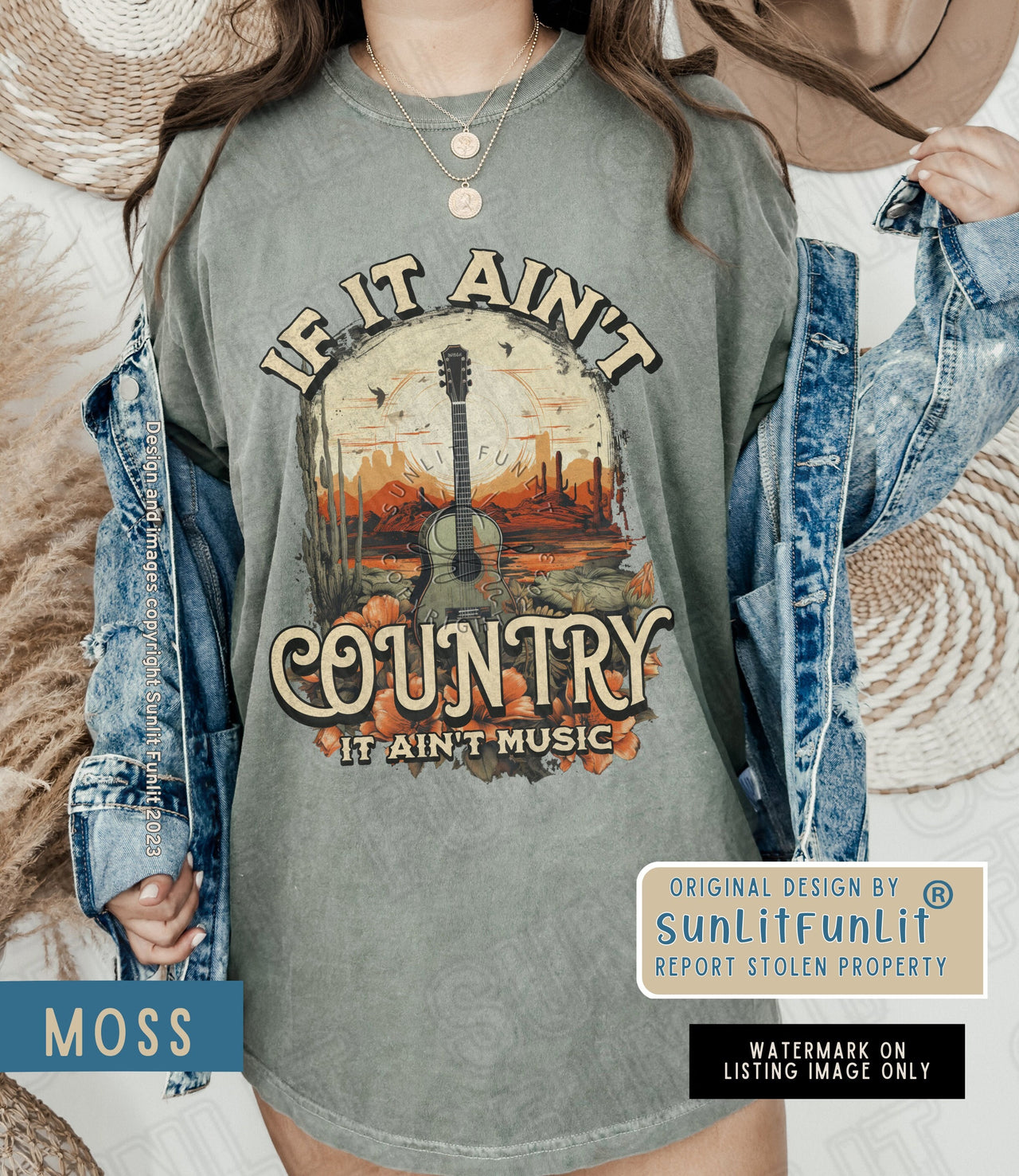 Country Music Shirt Dress, Comfort Colors Country Concert Outfit