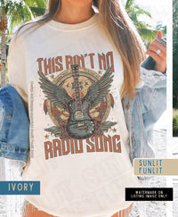 Thumbnail for Hardy Shirt for Concert, The Crow, Vintage Inspired Hardy Radio Song Shirt, Comfort Colors Western Graphics Tee, Country Music Concert Tee - SunlitFunlit